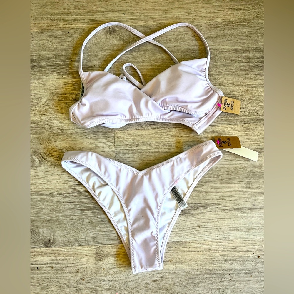 Victoria’s Secret PINK lilac colored Brazilian bikini